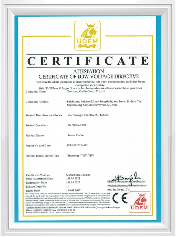 CE Certificate CE Certificate