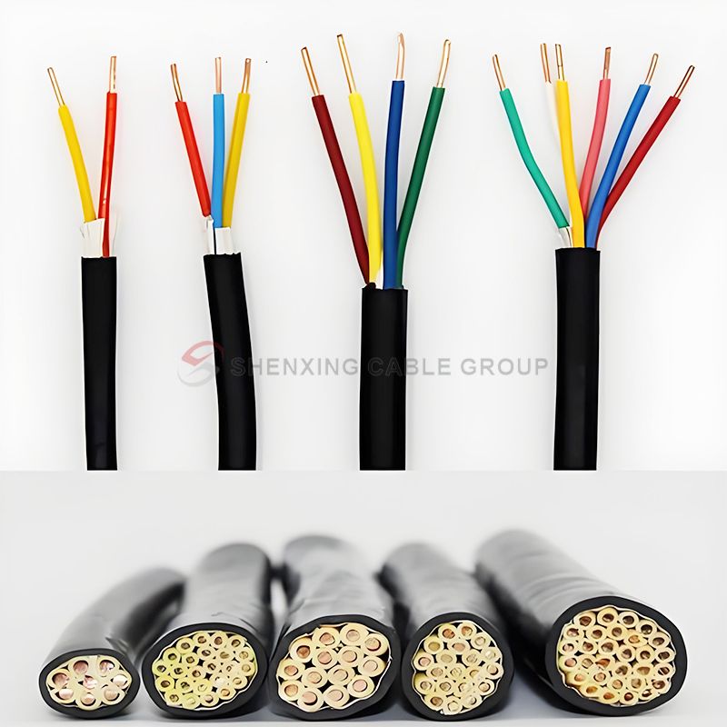 Copper Conductor PVC Insulated PVC Sheathed Control Cable