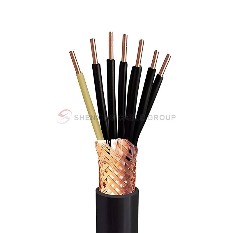 Copper Conductor PVC Insulated PVC Sheathed Copper Braiding Screened Control Cable