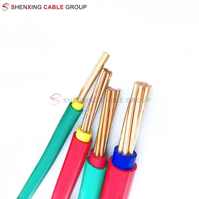 Low Smoke Halogen-Free Flame Retardant Fire Resistant Copper Core PVC Insulated PVC Sheathed Flexible Cable