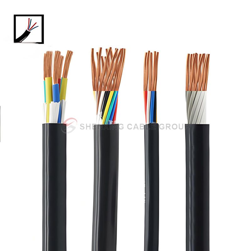 Low Smoke Halogen-free Flame Retardant Copper Cores, PVC Insulated, PVC Sheathed and Braided ScreenFlexible Control Cable