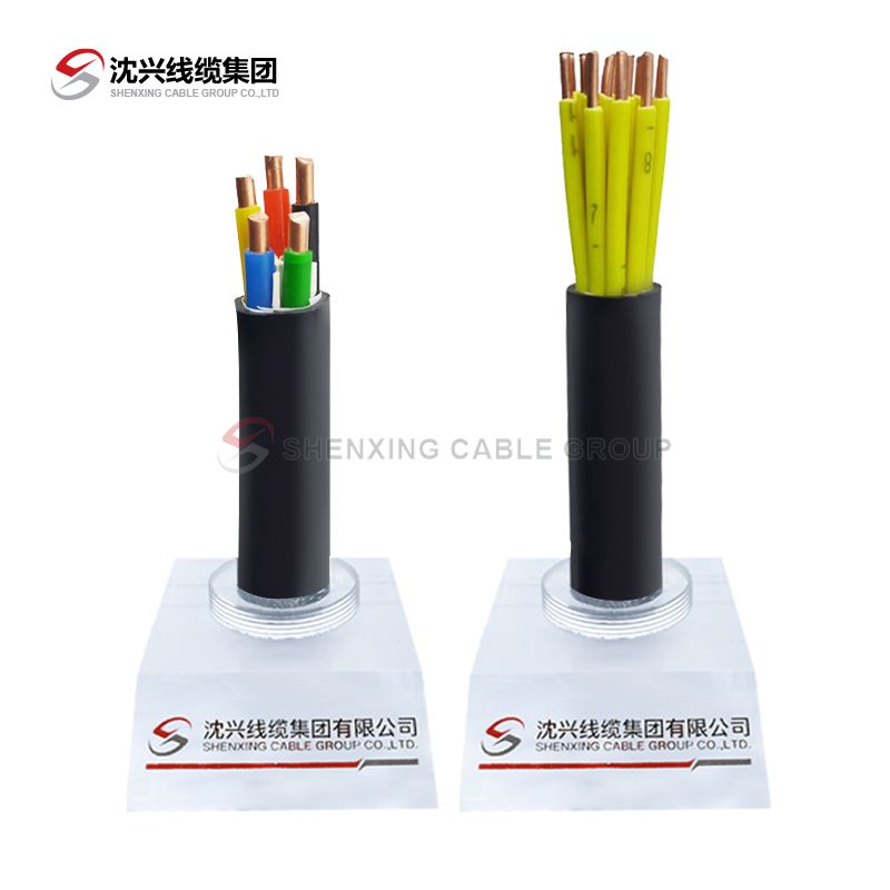 Low Smoke Halogen-free Flame Retardant Copper Core PVC Insulated PVC Sheathed Flame Retardant Control Cable