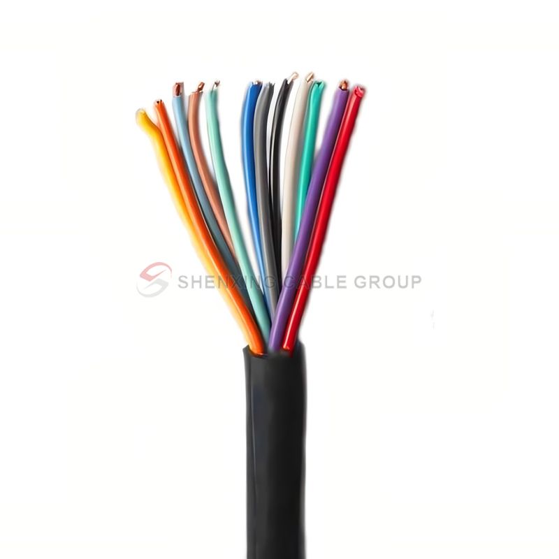 Low Smoke Halogen-free Flame Retardant Copper Conductor, PVC Insulated and Sheathed Flexible Control Cable