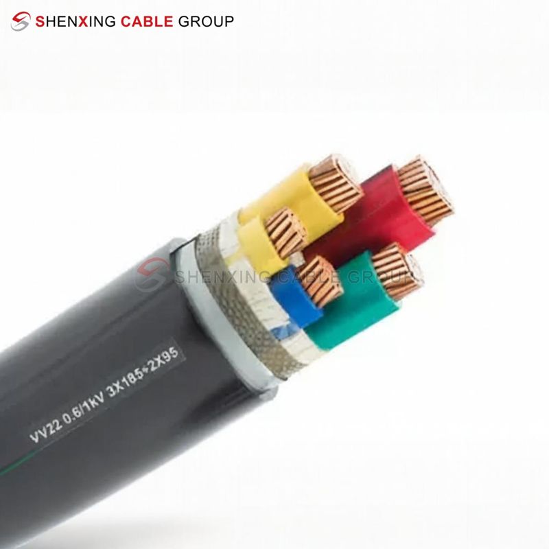 Low Smoke Halogen-free Flame Retardant Copper Core PVC Insulated Steel Tape Armored PVC Sheathed Power Cable