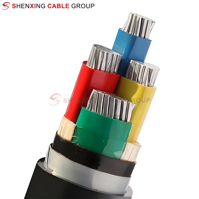 Low Smoke Halogen-free Flame Retardant Aluminum Core PVC Insulated Steel Tape Armored PVC Sheathed Power Cable