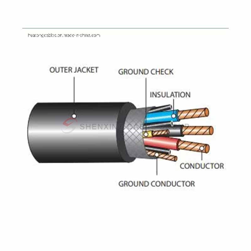 High Performance  G-type Mining Electrical Cable